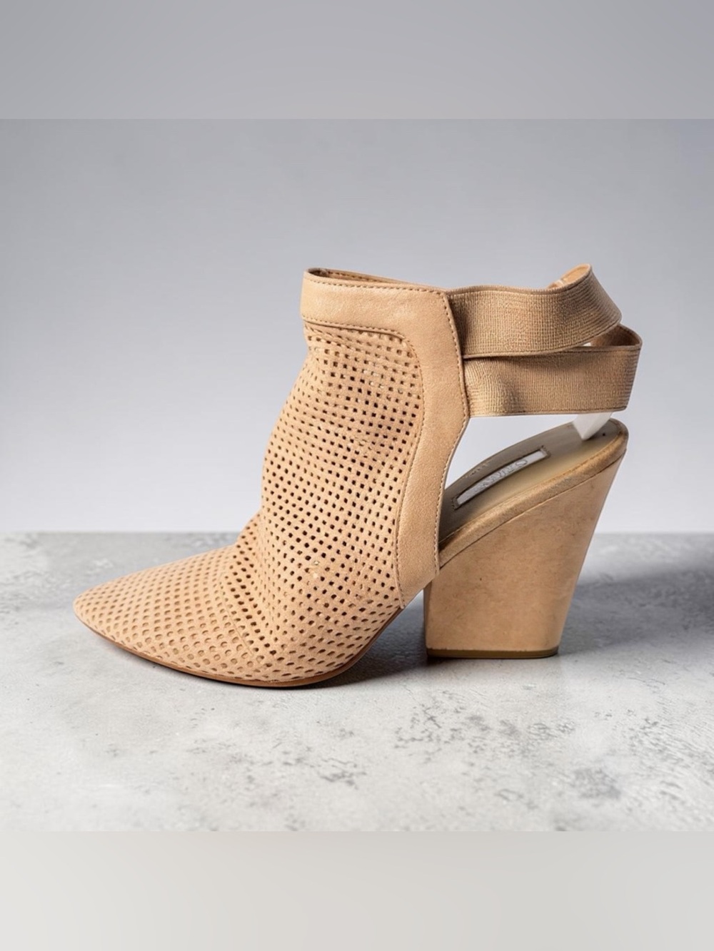 Guess Cutout Ankle Bootie Nude